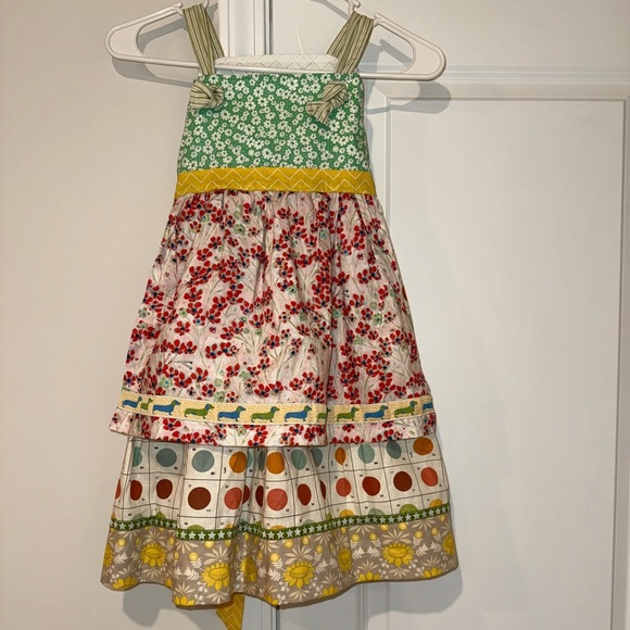 Matilda Jane Multicolor Floral Patchwork Dress - Picture 1 of 7